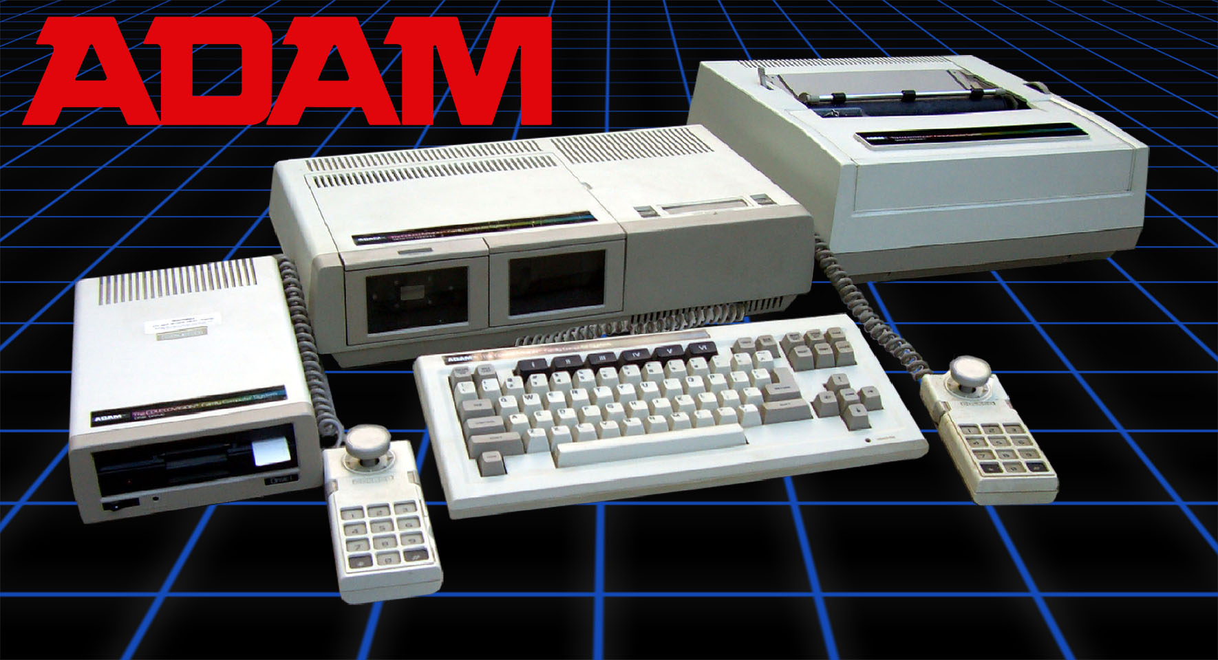 ADAM Computer System with Light Grid Display